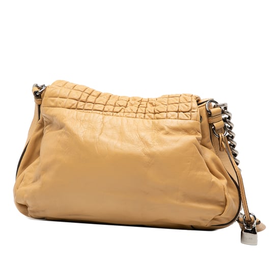 Pre-owned Lambskin Watch Me Gauffre Flap Shoulder Bag - Image 2