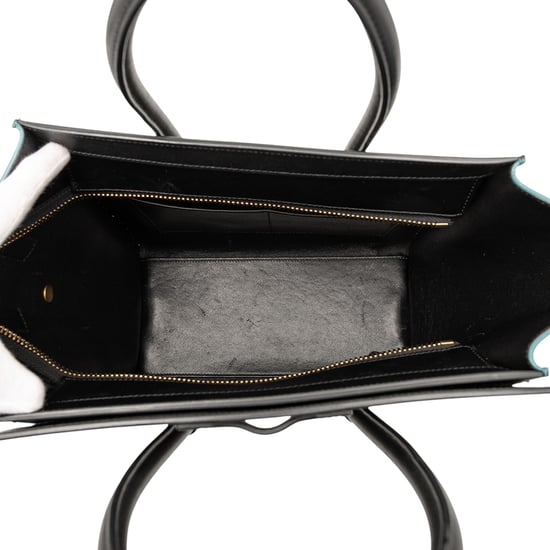 Pre-owned Micro Tricolor Leather Luggage Tote - Image 4