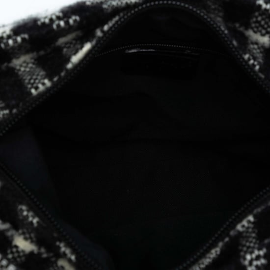 Tweed Vlinder Wollen Schoudertas met Vintage Motief - Image 4