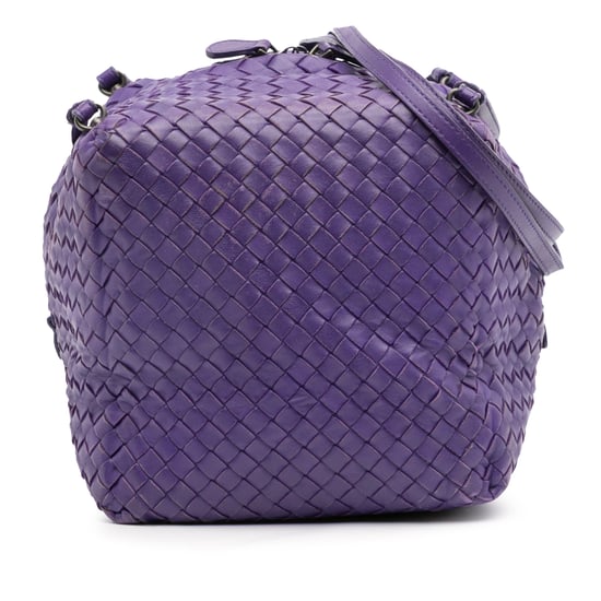 Pre-owned Nappa Intrecciato Cube Crossbody - Image 1