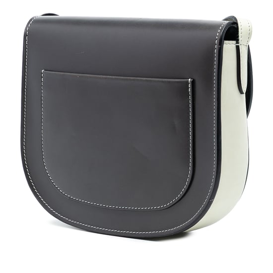 Pre-owned Small Bicolor Glazed Calfskin Trotteur Crossbody - Image 2