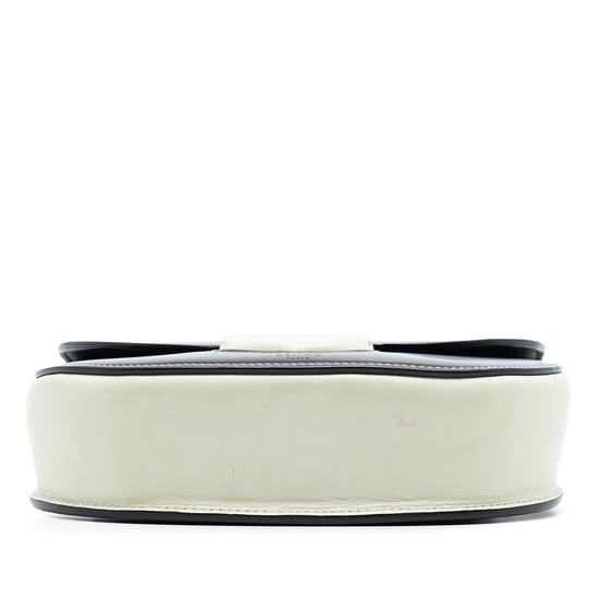 Pre-owned Small Bicolor Glazed Calfskin Trotteur Crossbody - Image 3