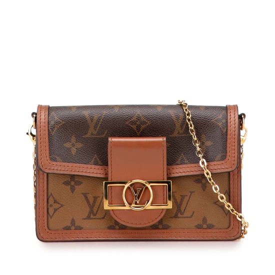 Pre-owned Monogram Reverse Dauphine Wallet On Chain - Image 1