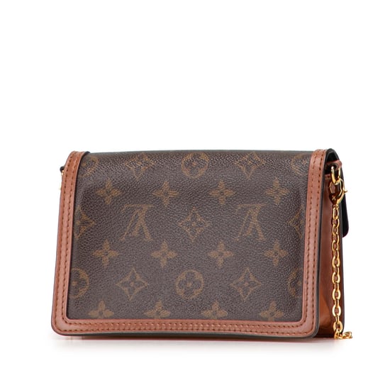 Pre-owned Monogram Reverse Dauphine Wallet On Chain - Image 2