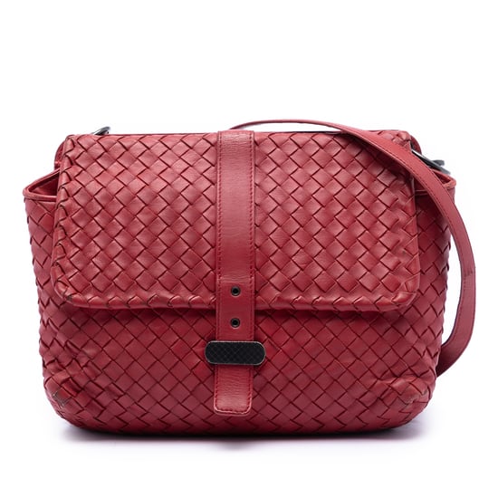 Pre-owned Nappa Intrecciato Double Sided Flap Messenger Bag - Image 1