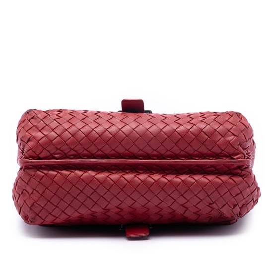 Pre-owned Nappa Intrecciato Double Sided Flap Messenger Bag - Image 3