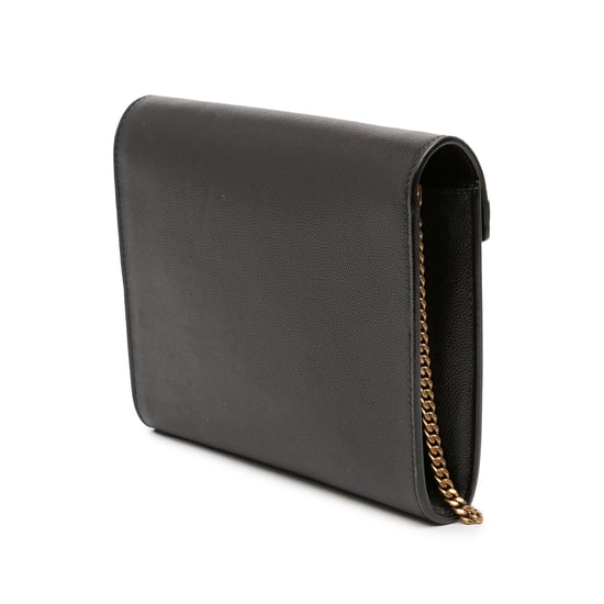 Pre-owned Grain De Poudre Monogram Cassandra Chain Wallet - Image 2