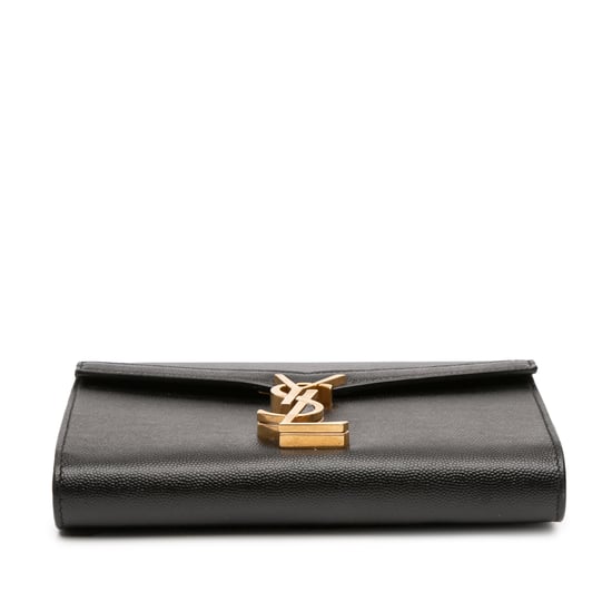 Pre-owned Grain De Poudre Monogram Cassandra Chain Wallet - Image 3
