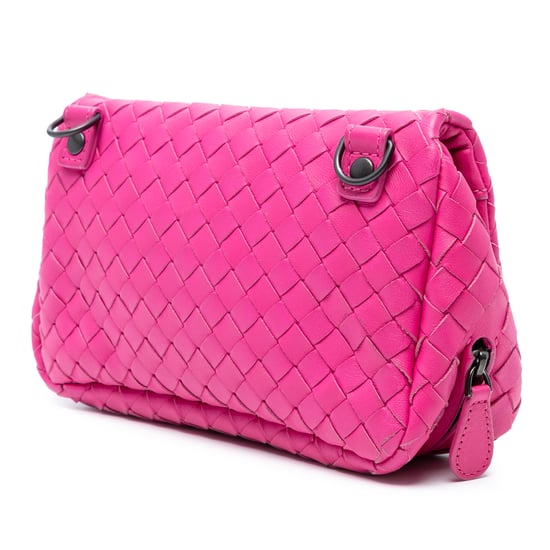 Pre-owned Mini Nappa Intrecciato Expandable Chain Flap Crossbody - Image 2