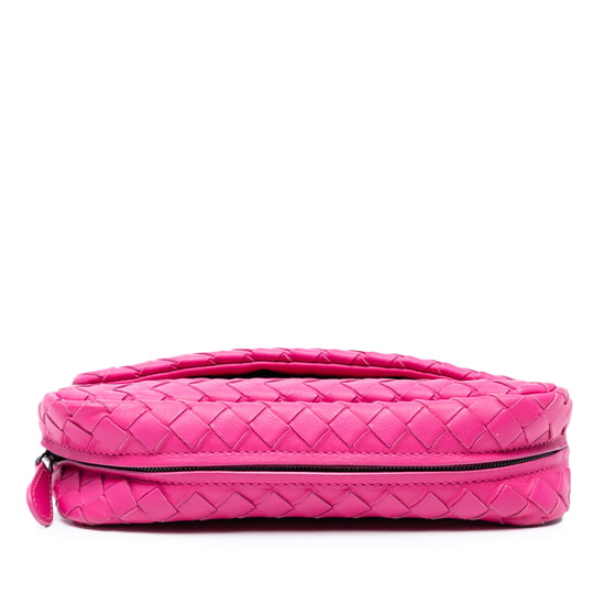 Pre-owned Mini Nappa Intrecciato Expandable Chain Flap Crossbody - Image 3