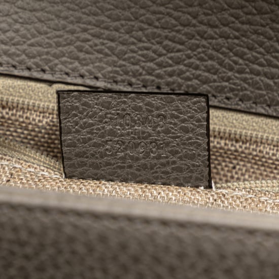 Tweedehands Medium Dollar Kalfskin Interlocking G Schoudertas - Image 6