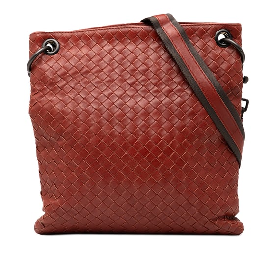 Pre-owned Leather Intrecciato Crossbody - Image 1