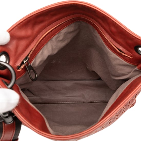 Pre-owned Leather Intrecciato Crossbody - Image 4