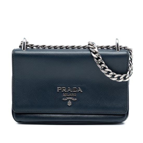Pre-owned Saffiano And City Calf Chain Crossbody - Image 1