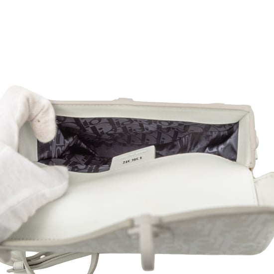 Tweedehands Oblique Kalfsleren Zadel Boxy Schoudertas - Image 4