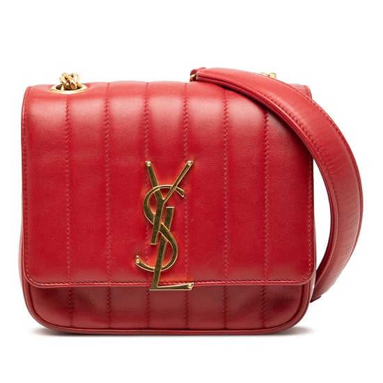 Pre-owned Small Lambskin Monogram Vicky Chain Bag - Image 1