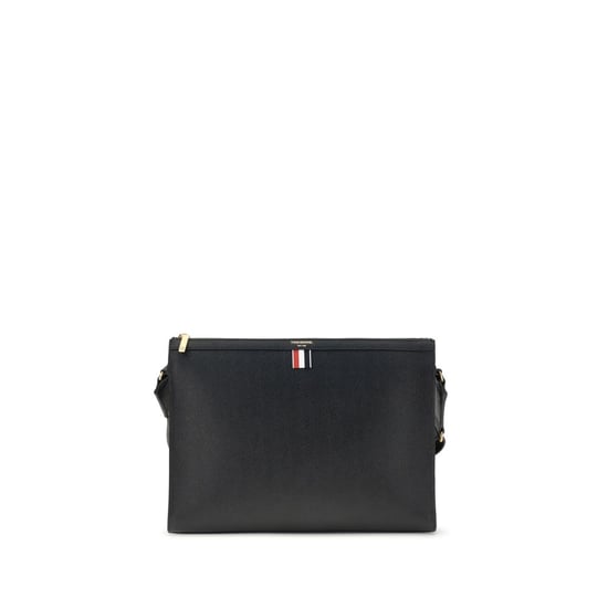 Leather Clutch Stripe Detail - Image 1