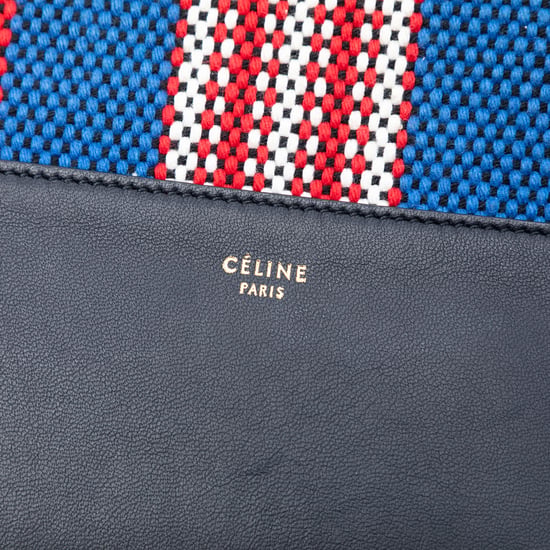 Pre-owned Canvas Striped Solo Pouch - Image 6