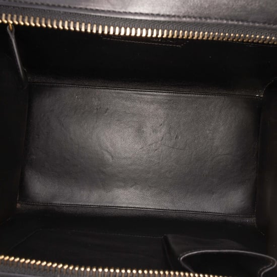 Pre-owned Mini Tricolor Felt Wool And Calfskin Luggage Tote - Image 4