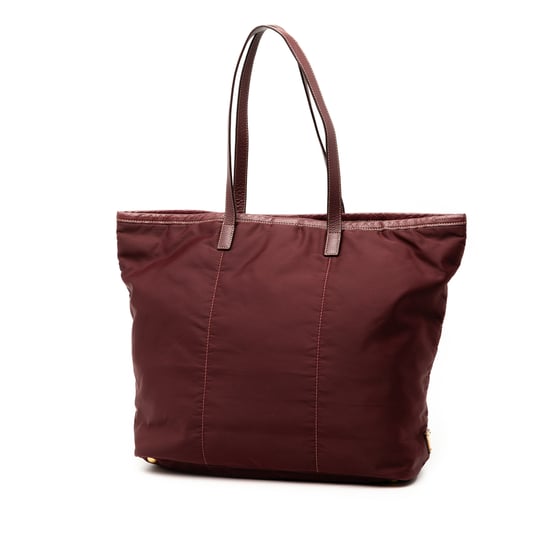 Tweed handschoen Tessuto Canapa Logo Tote - Image 2