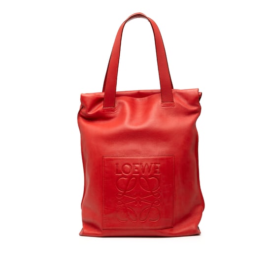 Pre-owned Leather Anagram Shopper Tote - Image 2
