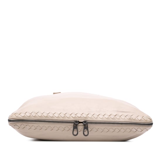 Pre-owned Leather Intrecciato Side Zip Tote - Image 3