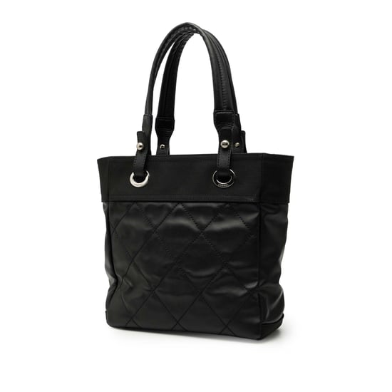 Tweedehands Kleine Gequilt Gecoate Canvas Paris Biarritz Tote - Image 2