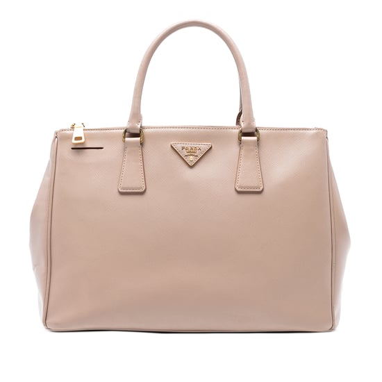 Pre-owned Large Saffiano Lux Galleria Double Zip Tote - Image 1