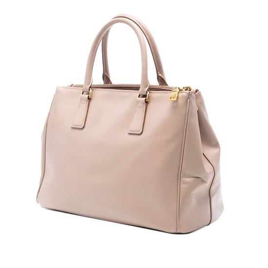 Pre-owned Large Saffiano Lux Galleria Double Zip Tote - Image 2