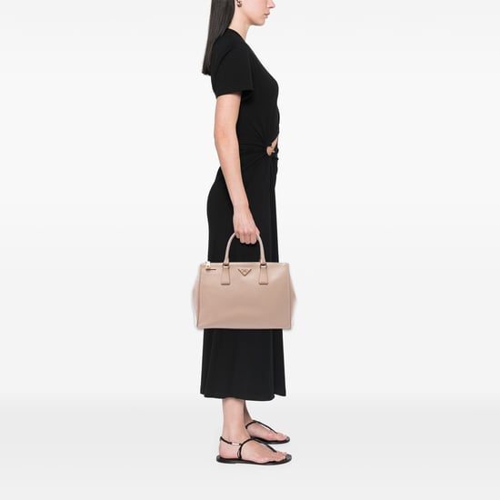 Pre-owned Large Saffiano Lux Galleria Double Zip Tote - Image 6