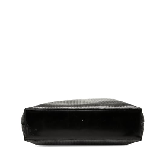 Tweedehands Grote Geleefde Mesh Logo Schoudertas - Image 3
