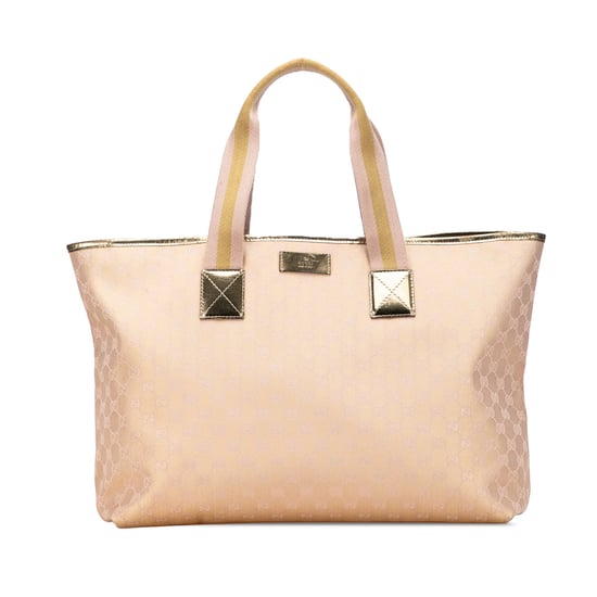 Pre-owned Gg Canvas Web Tote - Image 1