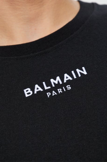 Small Embroidered Logo T-Shirt in Black - Image 4