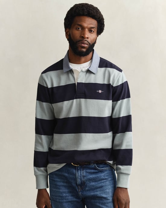 10 Regular Fit Rugger in Dark Grey - Image 1