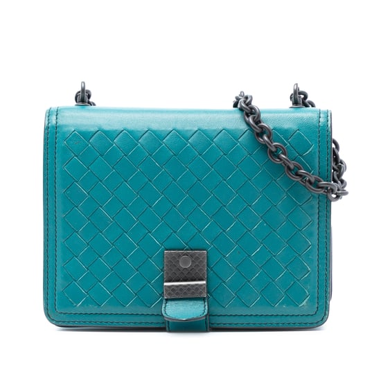 Pre-owned Mini Nappa Intrecciato Runway Shoulder Bag - Image 1