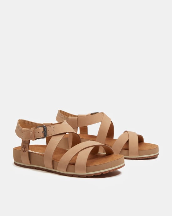 Malibu Waves Malibu Waves Sandals in Tan - Image 1