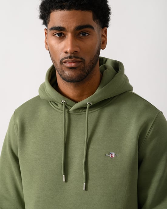 Regular Fit Hoodie in Khaki - Image 4