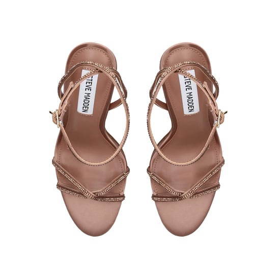 Satin Juniper Brown Satin  Heels - Image 2