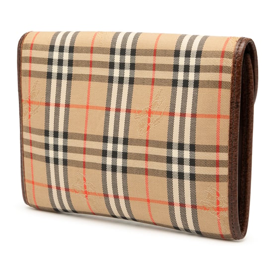 Pre-owned Haymarket Check Canvas Pouch - Image 2