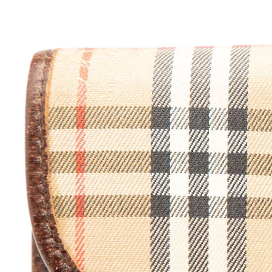 Pre-owned Haymarket Check Canvas Pouch - Image 6