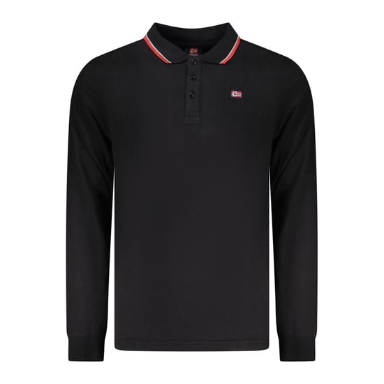 Norway 1963 Black Cotton Men Polo Shirt - Image 1