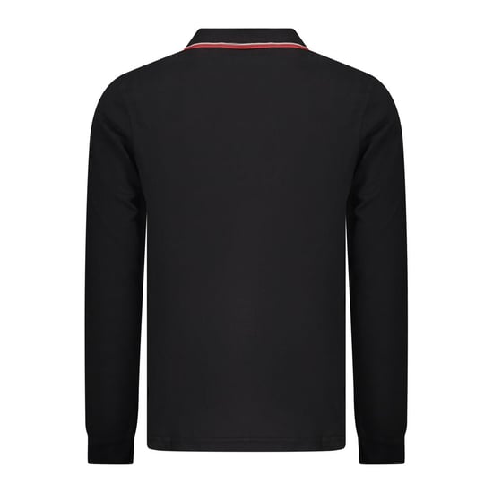 Norway 1963 Black Cotton Men Polo Shirt - Image 2