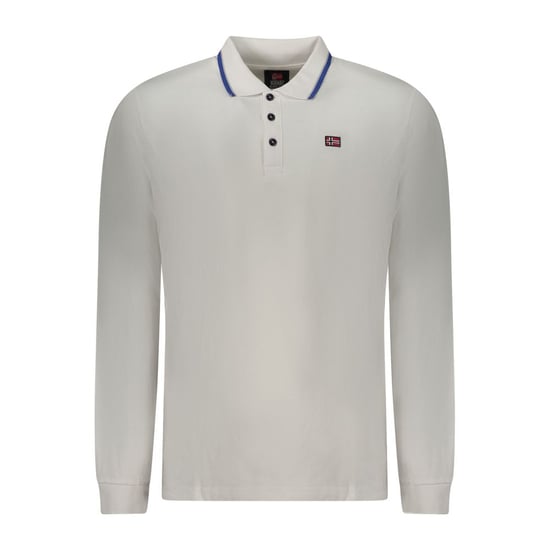 Noorwegen 1963 Bianco Katoenen Heren Polo Shirt - Image 1