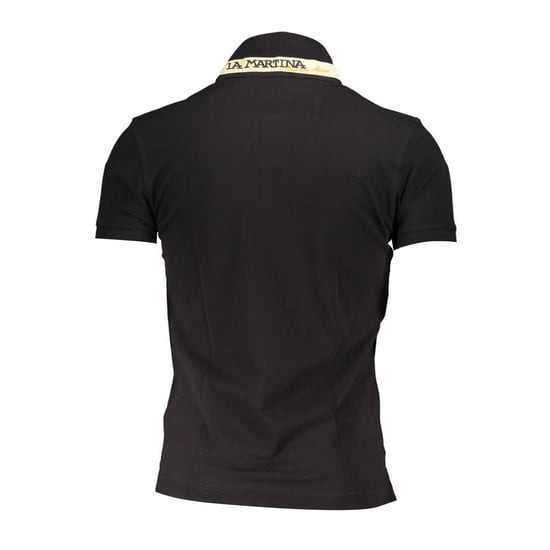 La Martina Zwarte Katoenen Heren Polo Shirt - Image 2
