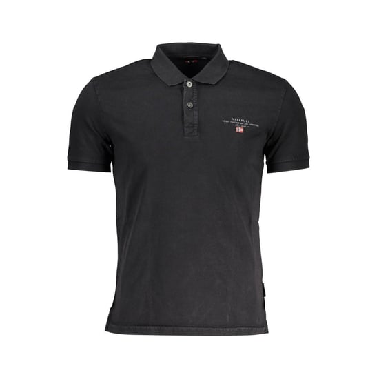Napapijri Zwarte Katoenen Heren Polo Shirt - Image 1