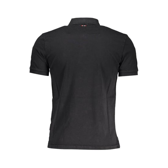 Napapijri Zwarte Katoenen Heren Polo Shirt - Image 2