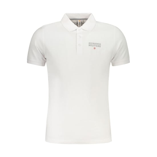 Accademia Militare Bianco Cotton Men Polo - Image 1
