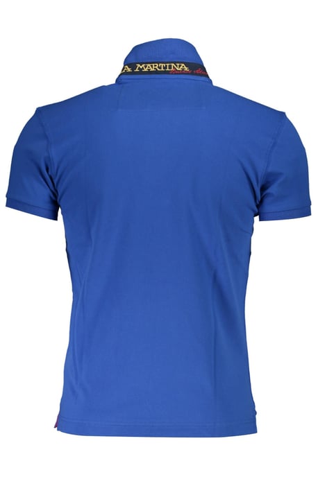 La Martina Blauwe Katoenen Poloshirt - Image 3