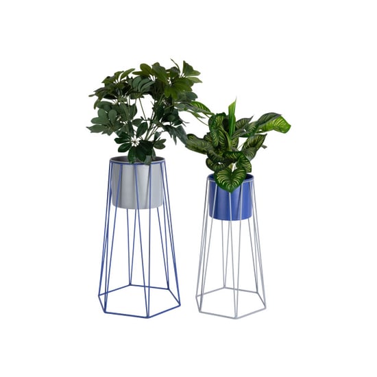 Present Time bloempot set cool retro - 34x30x56 cm - Image 2