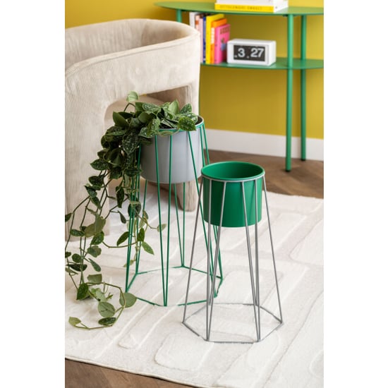 Present Time bloempot set cool retro - 34x30x56 cm - Image 3